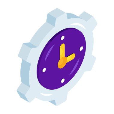 Zaman yönetiminin premimium indirme simgesi 