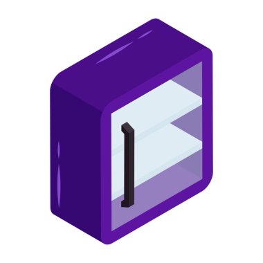 Buzdolabının düz vektör tasarımı