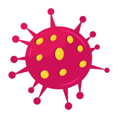 COVID-19 'un Isometric tasarım simgesi