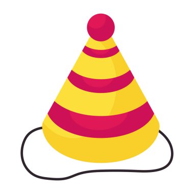 Parti şapkasının mükemmel tasarım simgesi