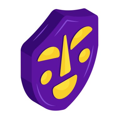       Mutlu yüz maskesi, tiyatro maskesi simgesi