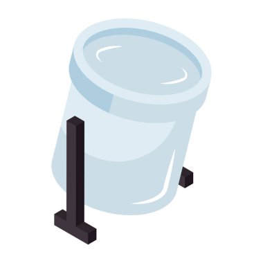 Çöp kutusunun vektör tasarımı