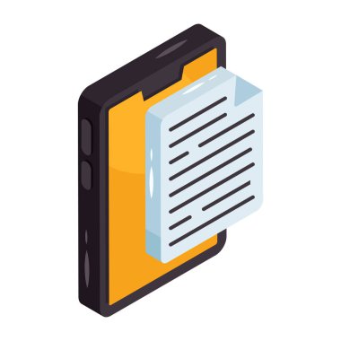 Mobil dosyanın premimium indirme simgesi 