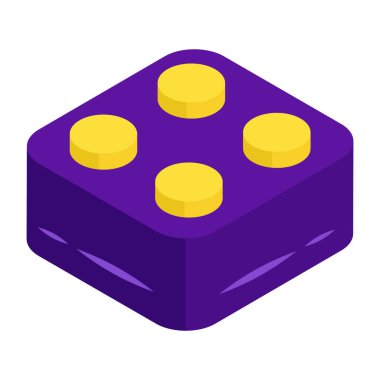 Yapı taşlarının modern tasarım simgesi 