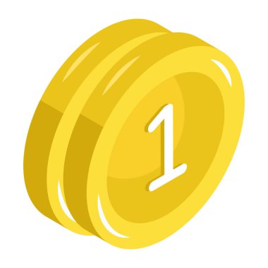 Kumarhane çipinin renkli tasarım simgesi