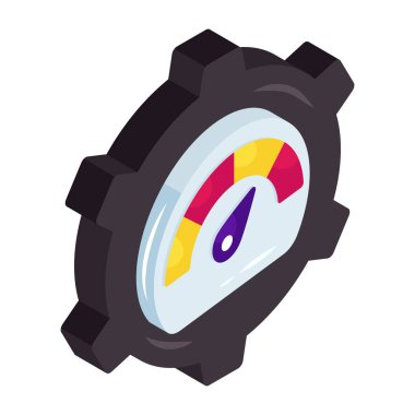 Hız ayarının düzenlenebilir tasarım simgesi 