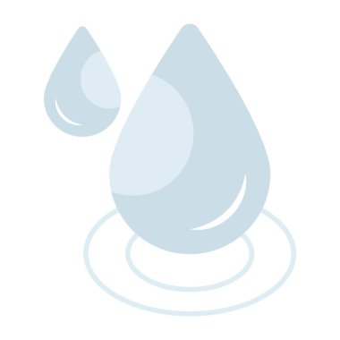 Yağmur damlalarının simge tasarımı