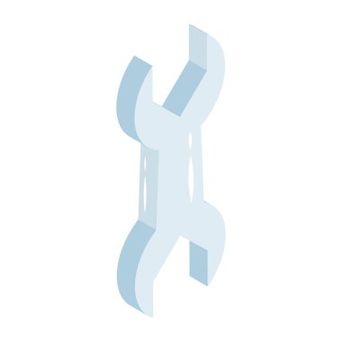 İngiliz anahtarının düzenlenebilir tasarım simgesi 