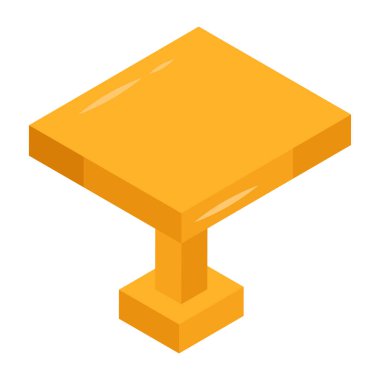 Kare tablonun renkli tasarım simgesi