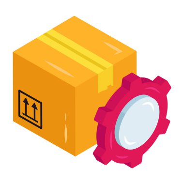 Trendy design icon of parcel management 