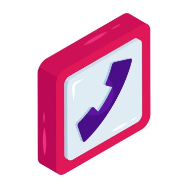 Telefon görüşmesinin simge tasarımı