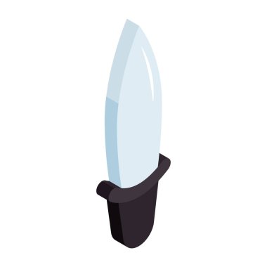 Modern design icon of knife 