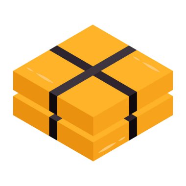 Paketin düzenlenebilir tasarım simgesi 