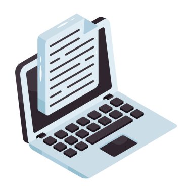 Çevrimiçi dosyanın düzenlenebilir tasarım simgesi