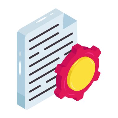 Dosya ayarlarının modaya uygun vektör tasarımı 