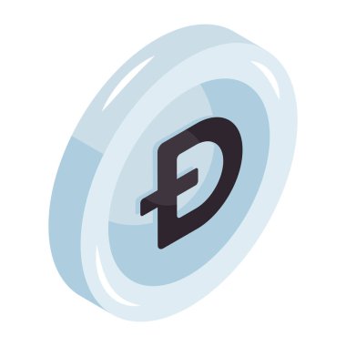 Çizgi paranın mükemmel tasarım simgesi  