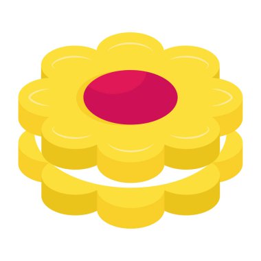 Kurgulanabilir bir bisküvi tasarım simgesi