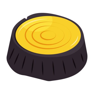 A premium download icon of trunk cut