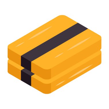 Düzenlenebilir bir karton dizayn simgesi