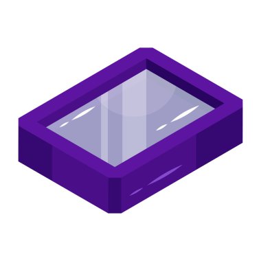 Cam tablonun düzenlenebilir tasarım simgesi