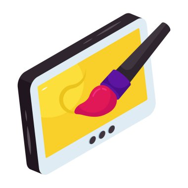 Kalem tabletinin moda tasarım simgesi 