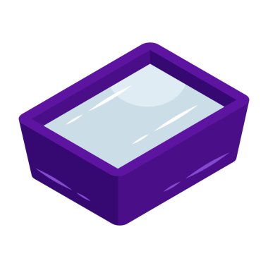 Trendy vector design of bathtub