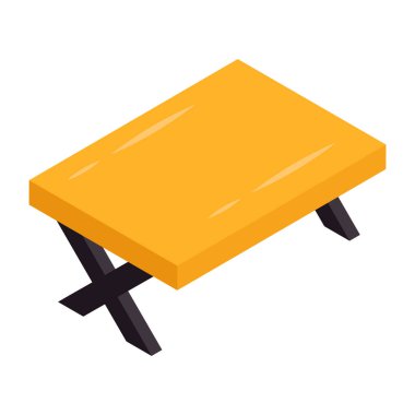 Katlama tablosunun mükemmel tasarım simgesi 