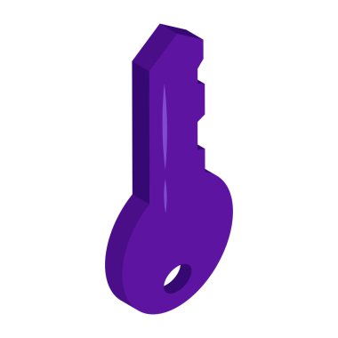 Anahtarın Düz Vektör tasarımı