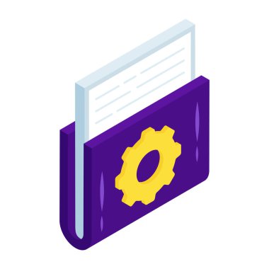 Dizin ayarı için eşsiz bir dizayn simgesi 