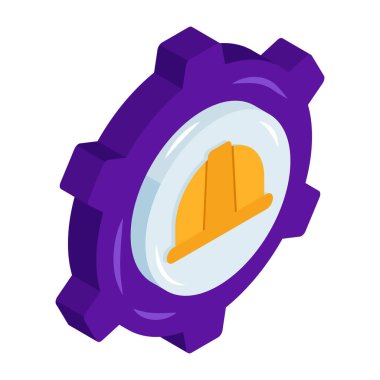 Çalışma yönetiminin modern tasarım simgesi 