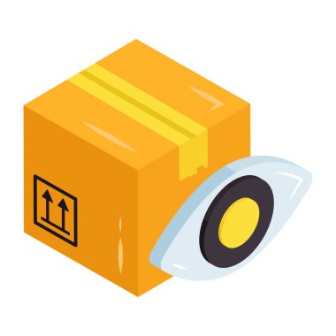 Paket izlemenin eşsiz bir tasarım simgesi 