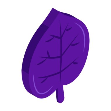 Yaprağın yaratıcı tasarım simgesi