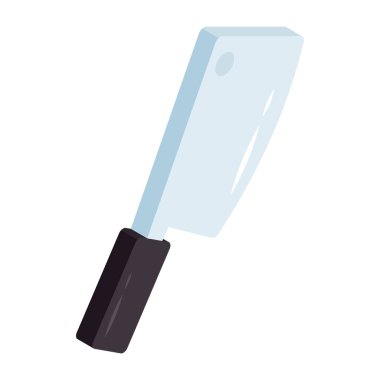 Kasap bıçağının modern tasarım ikonu 