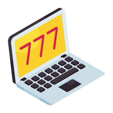 Bir izometrik tasarım, Jackpot oyununun simgesi