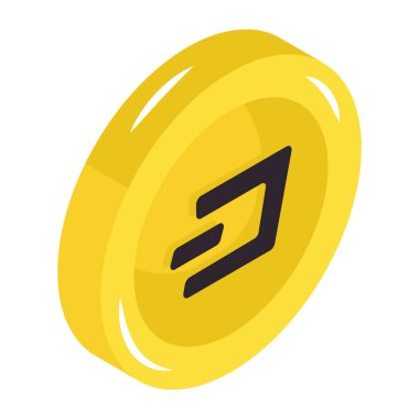 Çizgi paranın yaratıcı tasarım simgesi 