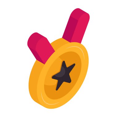 Madalya için son moda vektör tasarımı