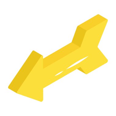 Çift başlı okların modern bir simgesi