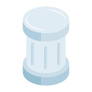 Yunan sütununun mükemmel tasarım simgesi