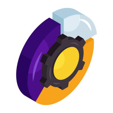 Grafik yönetiminin düzenlenebilir tasarım simgesi 