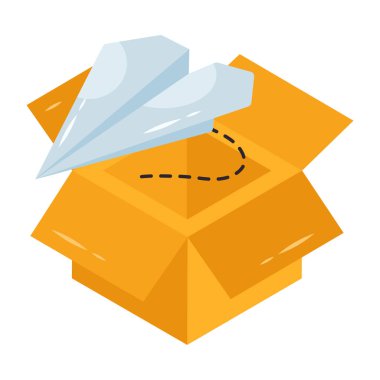 İletiyi göndermek için eşsiz bir dizayn simgesi 