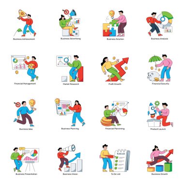 İş Düz Çizimler Seti