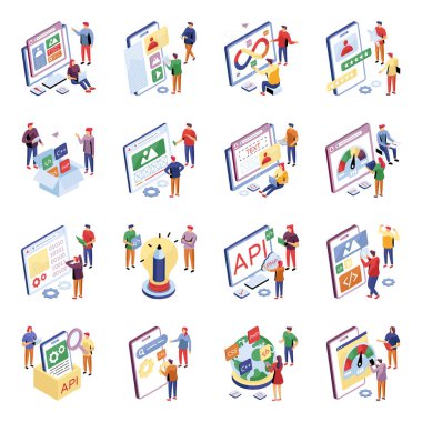 Isometric Illustrations Yazı Dizisi 