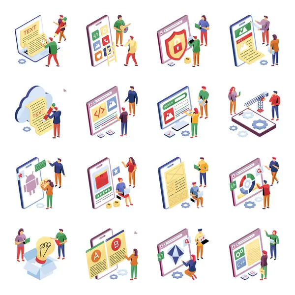 İçerik Yazma Resimleri Seti 