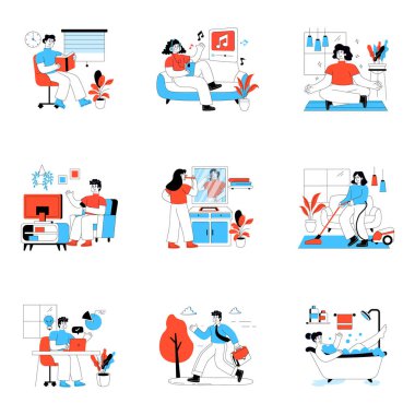 Günlük Etkinlik Düzlüğü Çizimleri