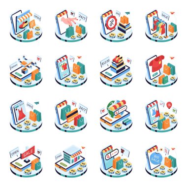 Satın Alma Isometric Çizimleri