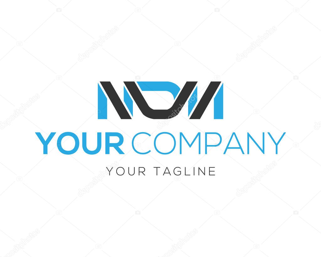 MDM Logo Design Template Vector Element Template.