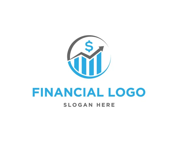 Finans parası logo ikonu tasarım şablonu yatırımı.