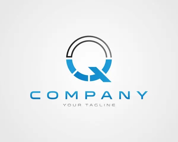 Yaratıcı Modern Başlangıç Harfi Q Logo Tasarım Vektör Şablonu.