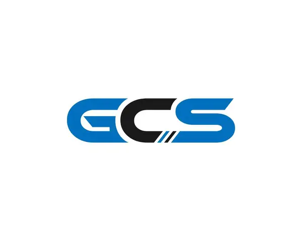 Harf GCS soyut logo tasarım vektör şablonu.