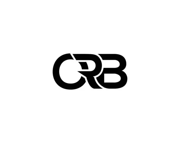 Soyut ORB harfi logo tasarım vektör şablonu.